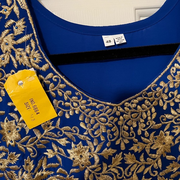 Indian style tunic size 48 women’s plus NWT - Picture 2 of 3